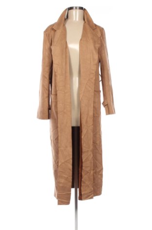 Damski płaszcz Boohoo, Rozmiar XL, Kolor Beżowy, Cena 156,99 zł