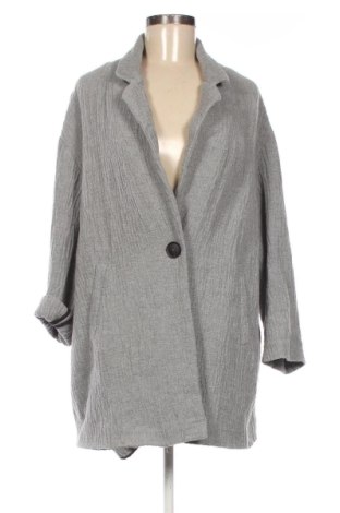 Дамско палто Zara, Размер L, Цвят Сив, Цена 28,20 €, #136420118