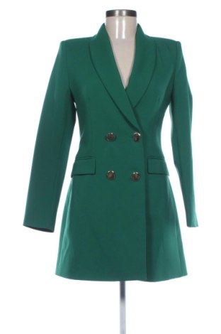 Дамско палто Zara, Размер S, Цвят Зелен, Цена 28,00 €