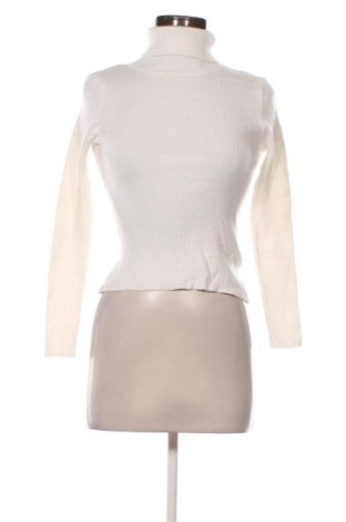 Damen Rollkragen Shine, Größe S, Farbe Weiß, Preis 12,99 €