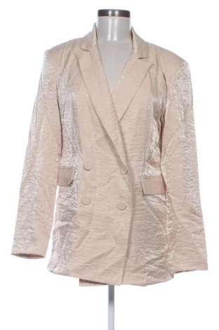 Damen Blazer Gina Tricot, Größe M, Farbe Beige, Preis 27,99 €