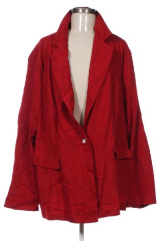 Damski żakiet SHEIN, Rozmiar 5XL, Kolor Czerwony, Cena 129,99 zł