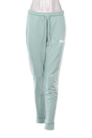 Дамско спортно долнище PUMA, Размер M, Цвят Зелен, Цена 21,47 €