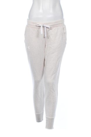 Damskie spodnie sportowe Under Armour, Rozmiar S, Kolor Beżowy, Cena 110,99 zł