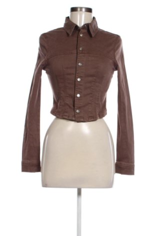Geacă de femei Bershka, Mărime S, Culoare Maro, Preț 149,99 Lei, #136442447