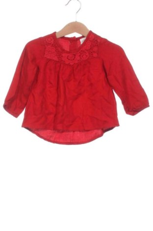 Детска блуза H&M, Размер 6-9m/ 68-74 см, Цвят Червен, Цена 6,00 €