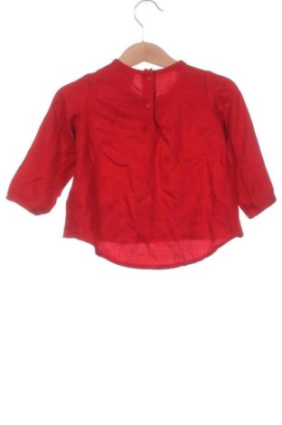 Детска блуза H&M, Размер 6-9m/ 68-74 см, Цвят Червен, Цена 6,00 €