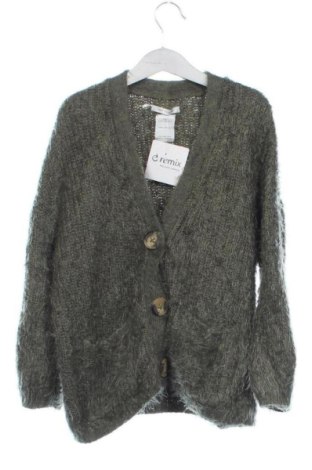 Dziecięcy kardigan Zara, Rozmiar 7-8y/ 128-134 cm, Kolor Zielony, Cena 44,20 zł