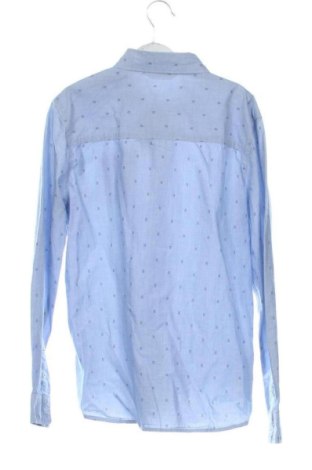 Kinderhemd Mango, Größe 10-11y/ 146-152 cm, Farbe Blau, Preis 6,00 €