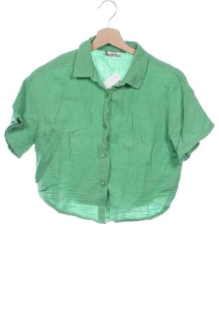 Kinderhemd Unbranded, Größe 10-11y/ 146-152 cm, Farbe Grün, Preis 5,61 €