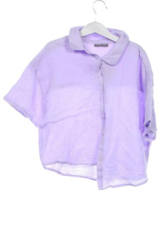 Kinderhemd Unbranded, Größe 11-12y/ 152-158 cm, Farbe Lila, Preis 5,61 €