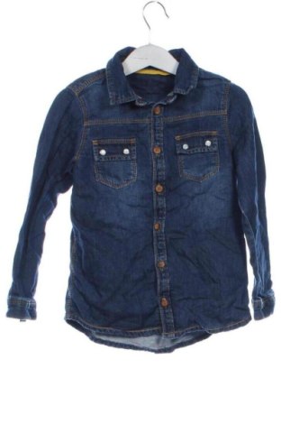 Kinderhemd Unbranded, Größe 4-5y/ 110-116 cm, Farbe Blau, Preis 7,99 €