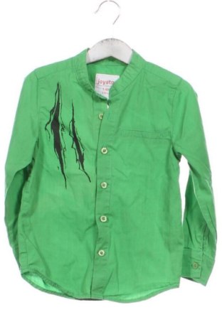 Kinderhemd Unbranded, Größe 3-4y/ 104-110 cm, Farbe Grün, Preis 5,75 €