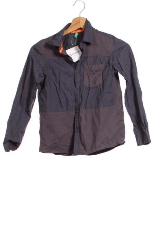 Kinderhemd United Colors Of Benetton, Größe 7-8y/ 128-134 cm, Farbe Grau, Preis € 12,00