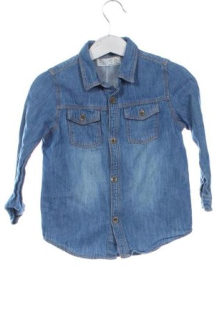 Kinderhemd Zara, Größe 3-4y/ 104-110 cm, Farbe Blau, Preis € 7,10