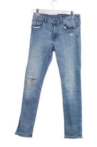 Blugi pentru copii H&M, Mărime 11-12y/ 152-158 cm, Culoare Albastru, Preț 83,41 Lei
