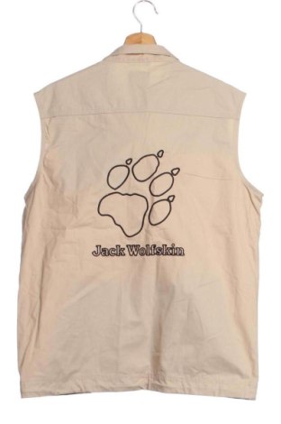 Kinderweste Jack Wolfskin, Größe 15-18y/ 170-176 cm, Farbe Beige, Preis 55,99 €