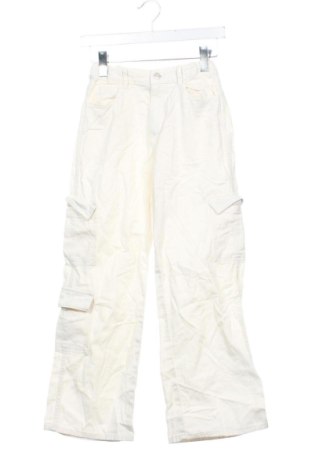 Pantaloni pentru copii H&M, Mărime 11-12y/ 152-158 cm, Culoare Alb, Preț 66,99 Lei