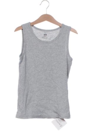 Μπλουζάκι αμάνικο παιδικό H&M, Μέγεθος 7-8y/ 128-134 εκ., Χρώμα Γκρί, Τιμή 7,77 €
