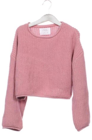 Dětský svetr  Zara, Velikost 8-9y/ 134-140 cm, Barva Popelavě růžová, Cena  229,00 Kč