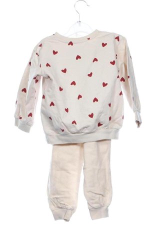 Set trening se copii H&M, Mărime 2-3y/ 98-104 cm, Culoare Bej, Preț 104,10 Lei