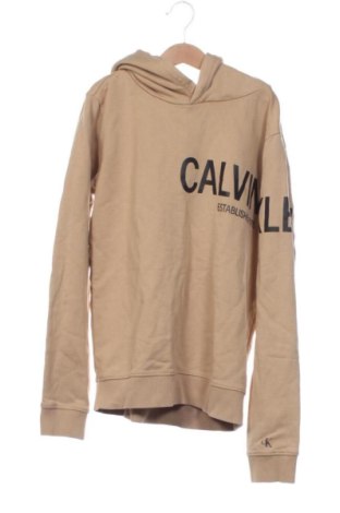 Gyerek sweatshirt Calvin Klein Jeans, Méret 12-13y / 158-164 cm, Szín Bézs, Ár 27 095 Ft