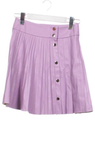 Fustă de piele Zara, Mărime XS, Culoare Mov, Preț 215,99 Lei