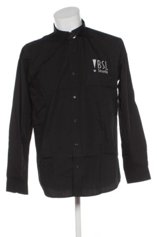 Мъжка риза BSL, Размер L, Цвят Черен, Цена 16,36 €