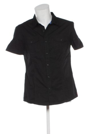 Мъжка риза Edc By Esprit, Размер M, Цвят Черен, Цена 6,64 €, #136447945