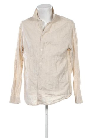 Herrenhemd H&M, Größe L, Farbe Beige, Preis 9,99 €, #136408287
