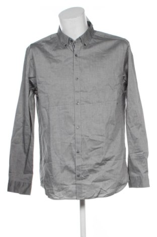 Ανδρικό πουκάμισο Jack & Jones, Μέγεθος XL, Χρώμα Γκρί, Τιμή 20,99 €