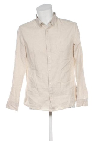 Herrenhemd Jean Pascale, Größe M, Farbe Ecru, Preis 19,99 €