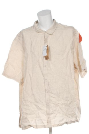 Мъжка риза Kiabi, Размер 5XL, Цвят Бежов, Цена 14,82 €