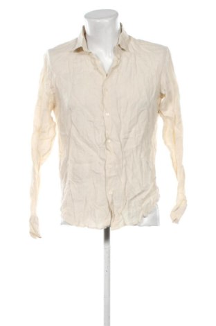 Herrenhemd Mango, Größe M, Farbe Ecru, Preis 9,99 €, #136392343