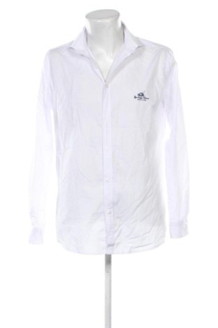 Herrenhemd Polo Club, Größe M, Farbe Weiß, Preis 18,99 €, #136413815
