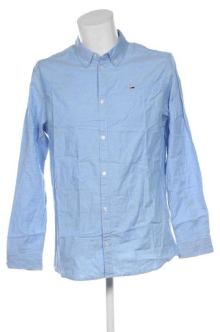 Férfi ing Tommy Jeans, Méret L, Szín Kék, Ár 15 919 Ft