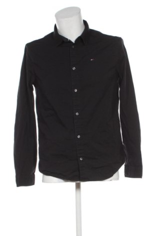Мъжка риза Tommy Jeans, Размер L, Цвят Черен, Цена 32,21 €