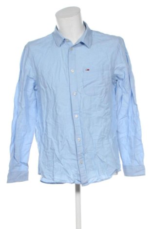 Мъжка риза Tommy Jeans, Размер XL, Цвят Син, Цена 32,21 €