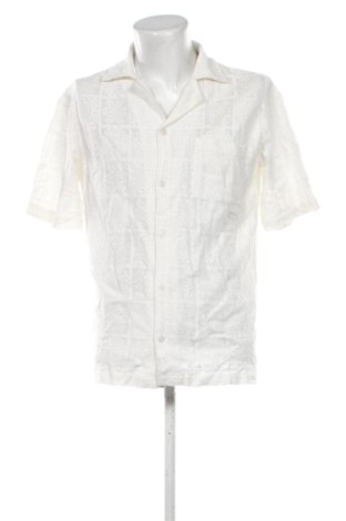 Herrenhemd Unbranded, Größe M, Farbe Ecru, Preis 30,99 €