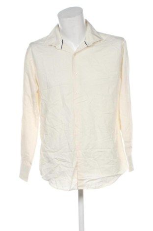 Cămașă de bărbați Van Heusen, Mărime L, Culoare Ecru, Preț 30,99 Lei, #136413287