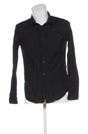 Мъжка риза Zara, Размер M, Цвят Черен, Цена 17,89 €