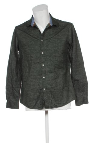 Мъжка риза Zara, Размер M, Цвят Зелен, Цена 17,89 €