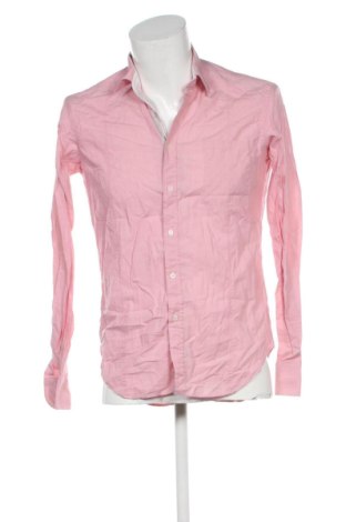 Мъжка риза Zara, Размер S, Цвят Розов, Цена 17,89 €