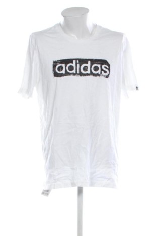 Tricou de bărbați Adidas, Mărime XL, Culoare Alb, Preț 85,99 Lei