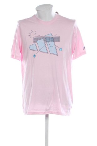 Herren Shirt Adidas, Größe L, Farbe Rosa, Preis 37,40 €, #136468888