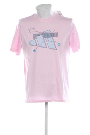 Herren Shirt Adidas, Größe M, Farbe Rosa, Preis 37,40 €, #136468939