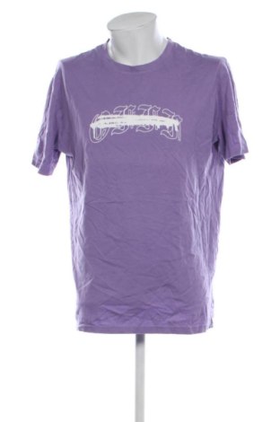 Męski T-shirt Alcott, Rozmiar XXL, Kolor Fioletowy, Cena 51,99 zł