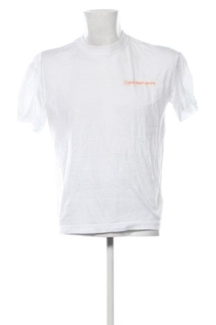 Herren Shirt Calvin Klein Jeans, Größe S, Farbe Weiß, Preis 22,99 €