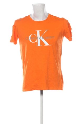 Pánské tričko  Calvin Klein Jeans, Velikost L, Barva Oranžová, Cena  519,00 Kč