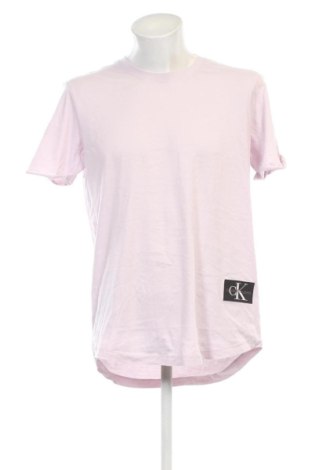 Мъжка тениска Calvin Klein Jeans, Размер XL, Цвят Пепел от рози, Цена 17,89 €